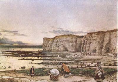 William Dyce Pegwell Bay in Kent.A Recollection of October 5 th 1858  (mk09) china oil painting image